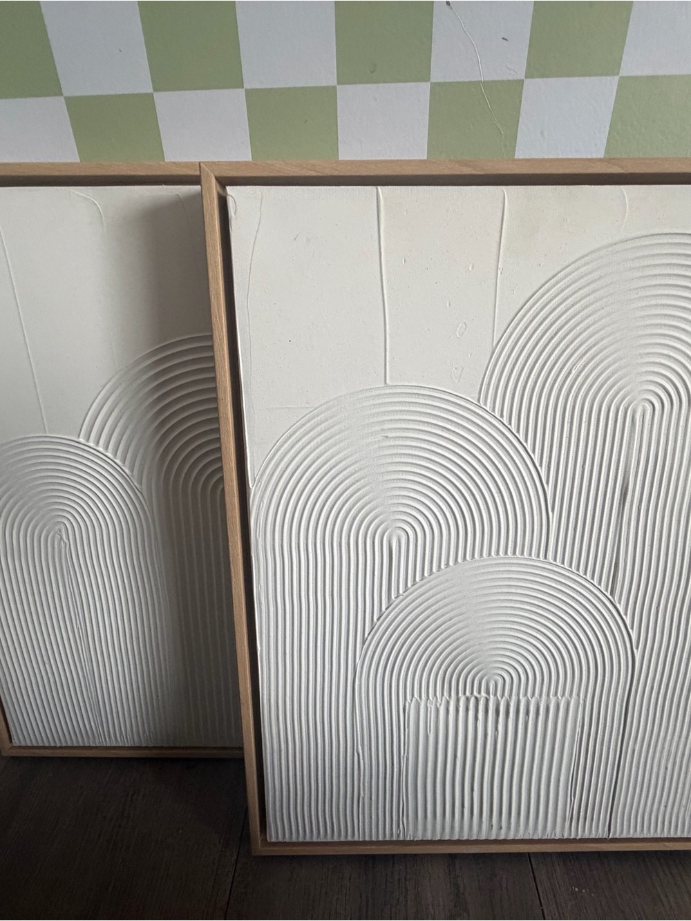 Target White Textured Arc Wall Panels